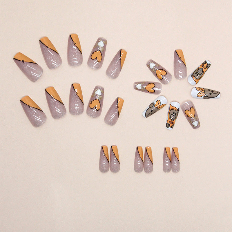 Fashionable Ballet Nail Art for Trendy Girls