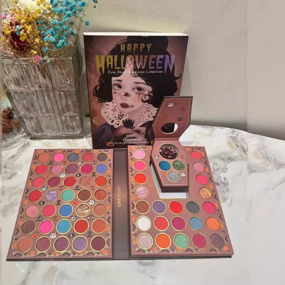 New FashionHalloween Best-Seller Eyeshadow Palette - Matte, Shimmer, Glitter-homeunderwear