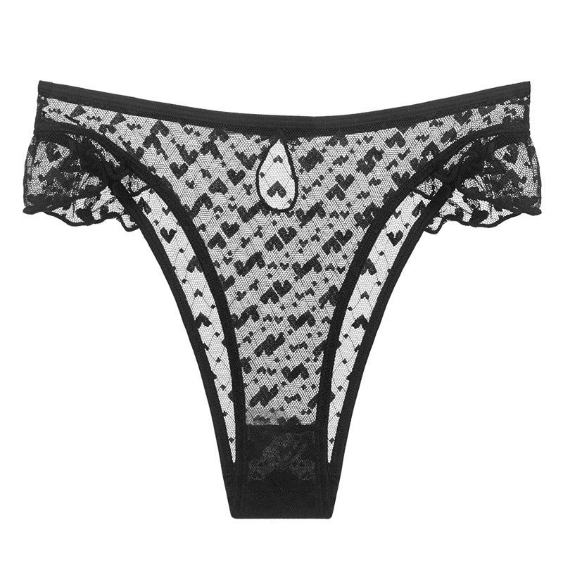 Heart Bow Edge Wings Everyday Panties