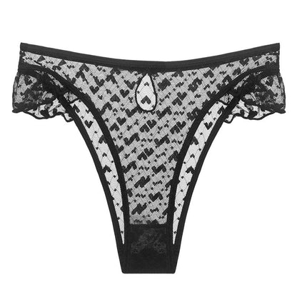 Heart Bow Edge Wings Everyday Panties