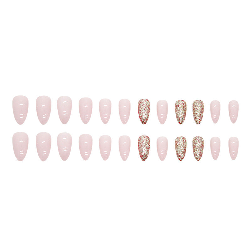 Almond Shape Pink Nails, Sweet and Shiny for Summer