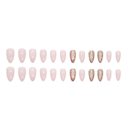 Almond Shape Pink Nails, Sweet and Shiny for Summer