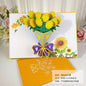 3D Sunflower Birthday Greeting Card