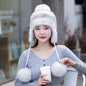 Winter Women's Mink Fur Ear Flap Hat - Stylish & Warm