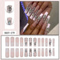 Long Elegant Nail Tips for Summer, Wearable Pads