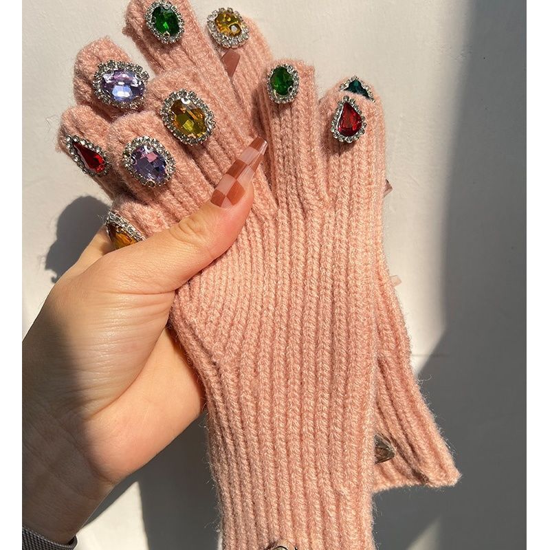 Knitted Open Touch Screen Gloves