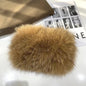 Winter Real Fox Fur Neck Warmer Thick Fur Scarf Headband