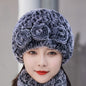 Winter Thick Rabbit Fur Bucket Hat - Warm & Stylish