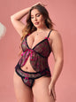 Plus Size See-Through Sexy Lace Chemises