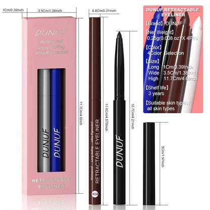 4-Color Long-Lasting Waterproof Gel Eyeliner Pens-Homeunderwear