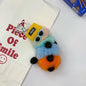 Creative and Cute Minimalist Plush Keychain Doll Accessory