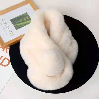 Cute Faux Fur Winter Scarf - Cozy & Warm