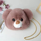 Cute Teddy Bear Lolita Plush Crossbody Bag