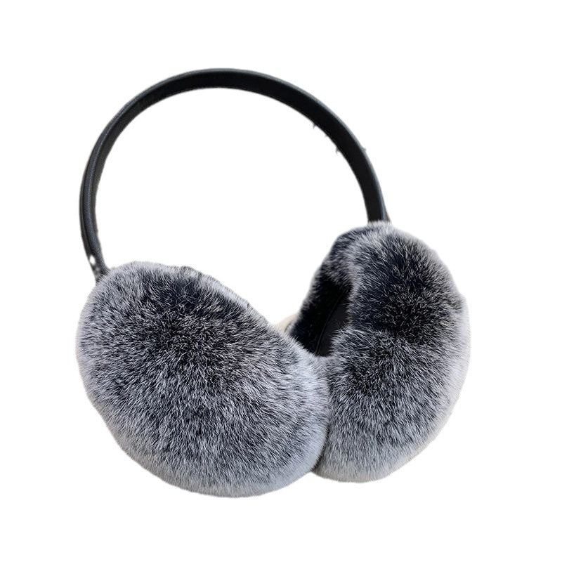 Cute Real Rabbit Fur Ear Muffs - Warm & Stylish