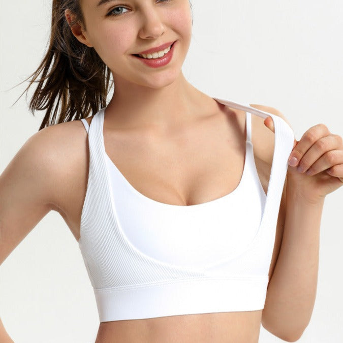 Push-Up Breathable Fitness Sports Bra