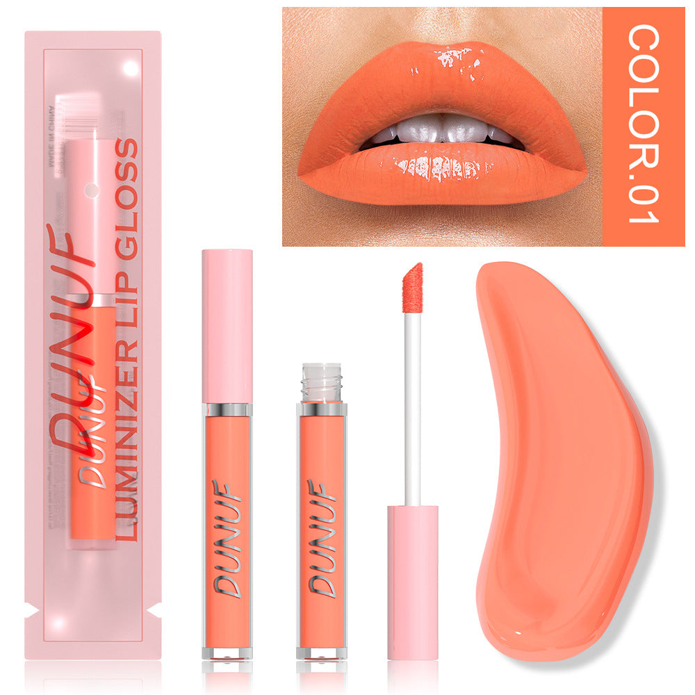 16-Color Hydrating Mirror Finish Lip Gloss-Homeunderwear