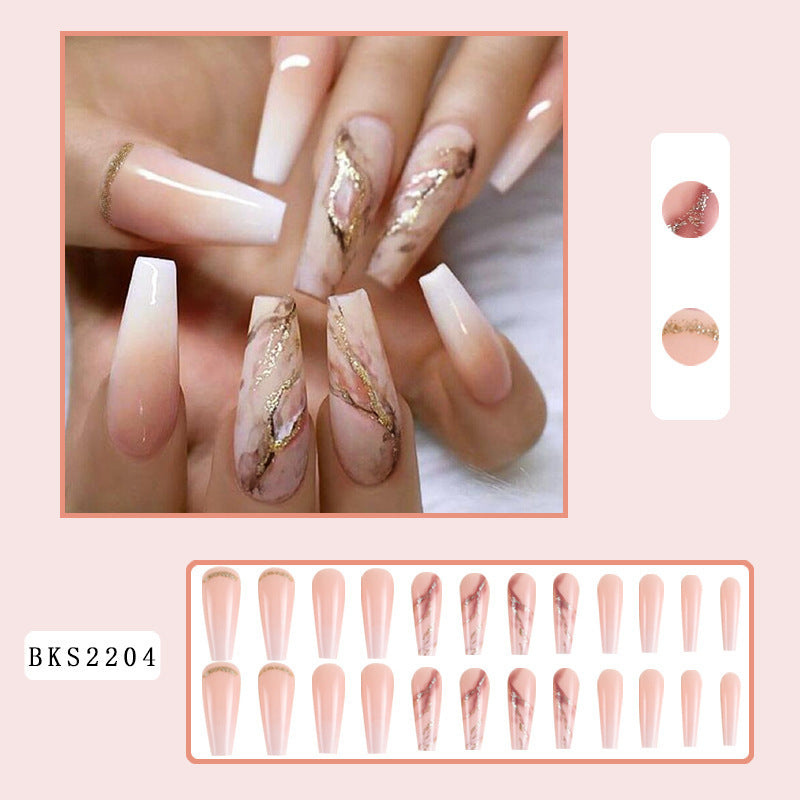 New FashionLong Faux Nail Tips for Elegant Manicures