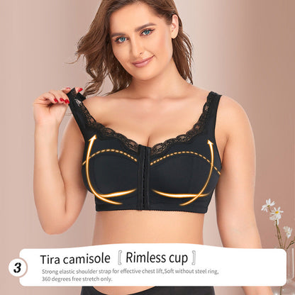 Plus Size Lace Slimming Bra