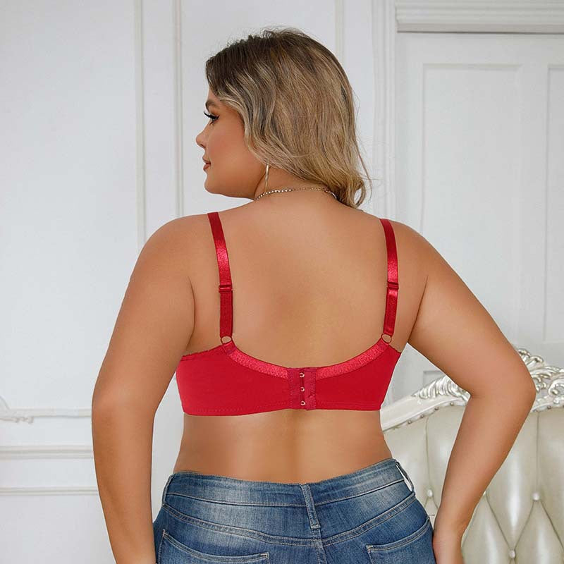 Plus Size Lace Push Up Bra