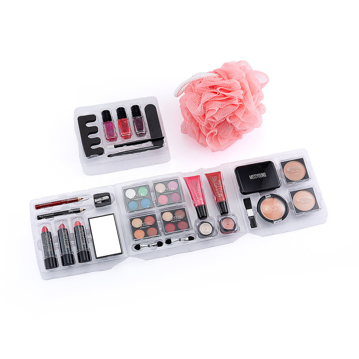 Best-Selling Cosmetics Set with Acrylic Makeup Box-Homeunderwear