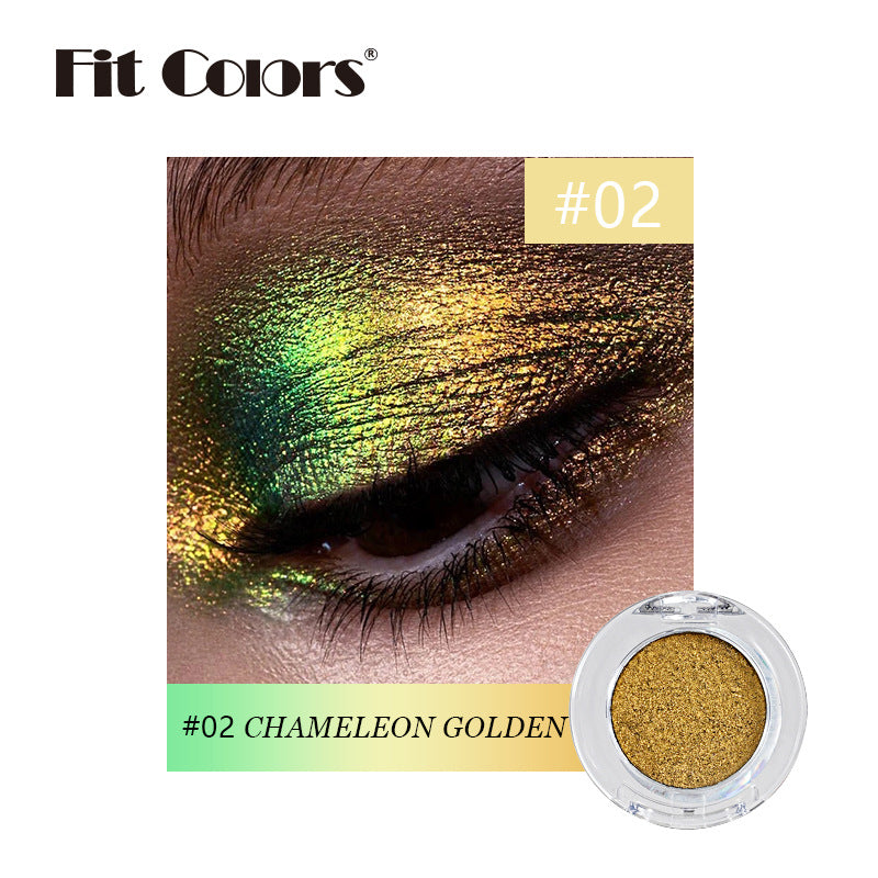 New Fashion Optical Chameleon Metallic Eye Shadow Powder with Iridescent Sparkle-Homeunderwear