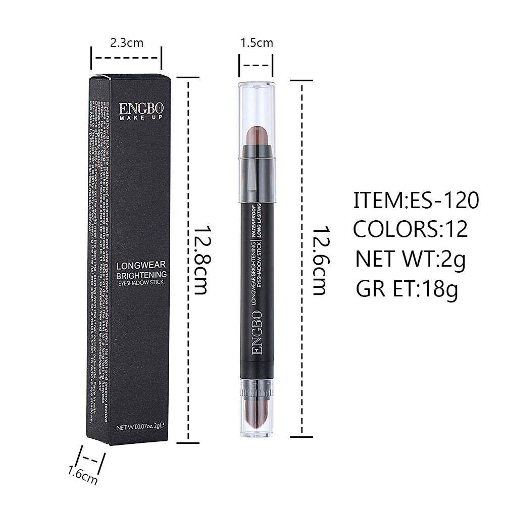 New Dual-Ended Long-Lasting Eyeshadow Pen with Brush-Homeunderwear