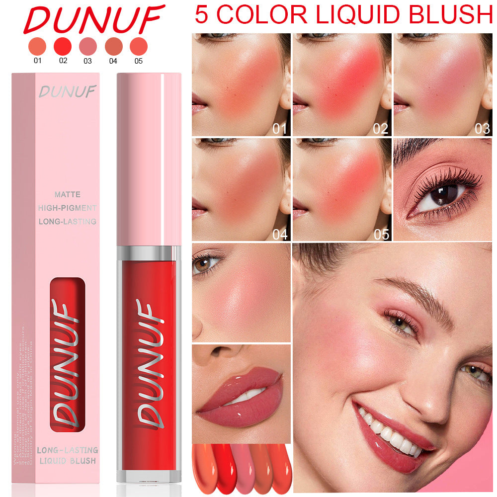 5-Color Matte Liquid Blush Palette-Homeunderwear