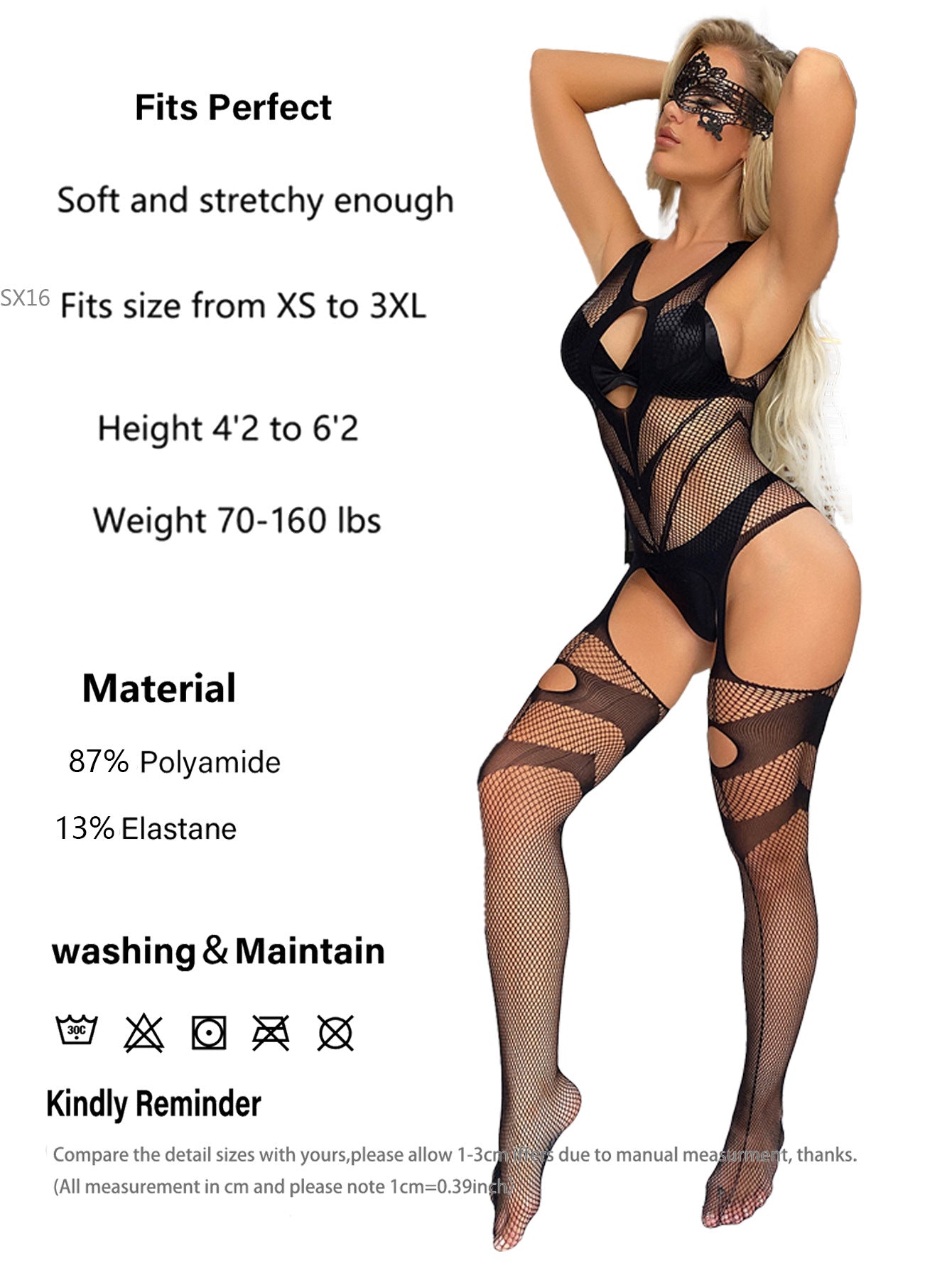 Sexy Lace Cos Pussy Girl Perspective Blindfold Uniform Suit Sexy Lingerie