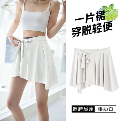 Stylish and Comfortable Yoga Skirt with Strap Detailing for Women