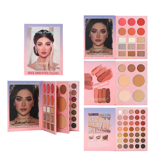 New Fashion57-Color Book-Style Eyeshadow Palette - Multi-Use-homeunderwear