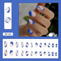 Round Head Nail Tips Summer New Minimalist Stripes Fresh Natural Manicure-homeunderwear