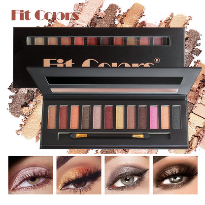 New Fashion 12-Color Multi-Use Makeup Palette with Matte and Shimme-Homeunderwear