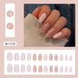 Removable Butterfly Oval Nails for European and American Style