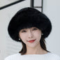 Winter Mink Fur Bucket Hat - Warm & Stylish