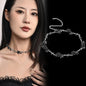 Rose Flower Combination Choker