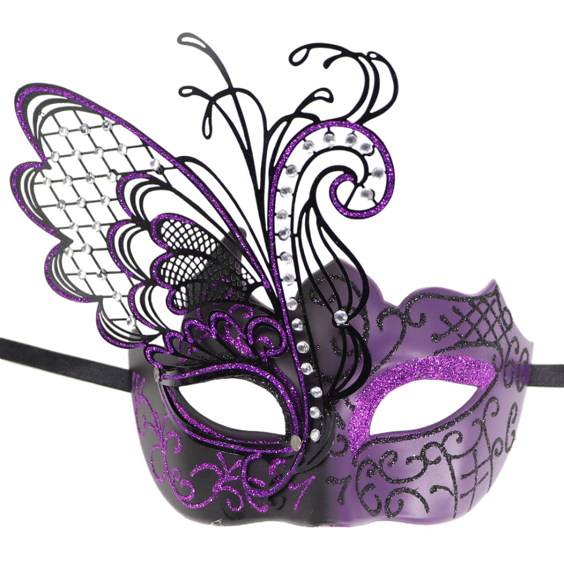 Metal Wrought Butterfly Eye Mask