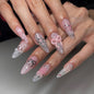 Sweet Pink Blush 3D Bow Nail Tips