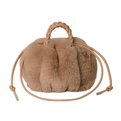 Fuzzy Winter Cloud Bag Tote Shoulder Satchel