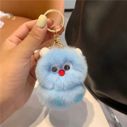 Cute Monster Plush Keychain - Ins Trendy Bag Charm