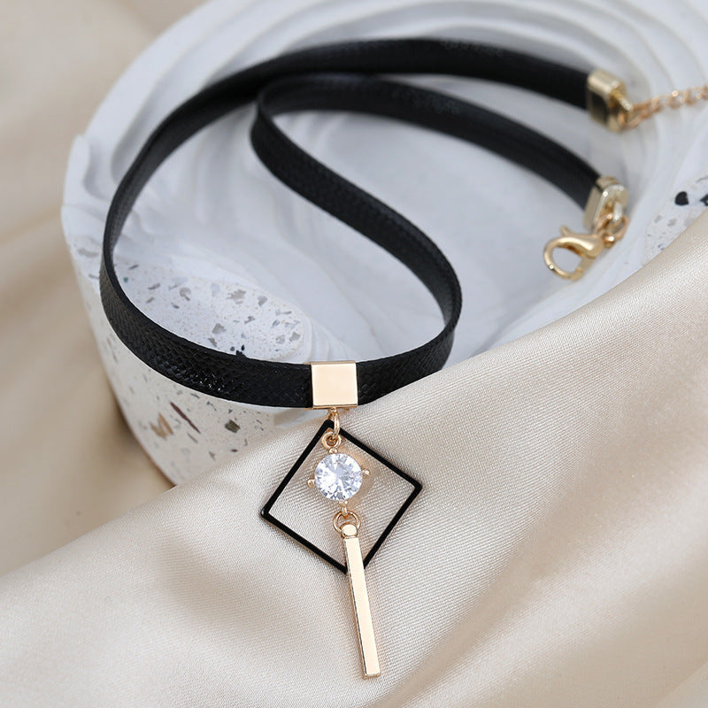 Diamond Long Zircon Choker