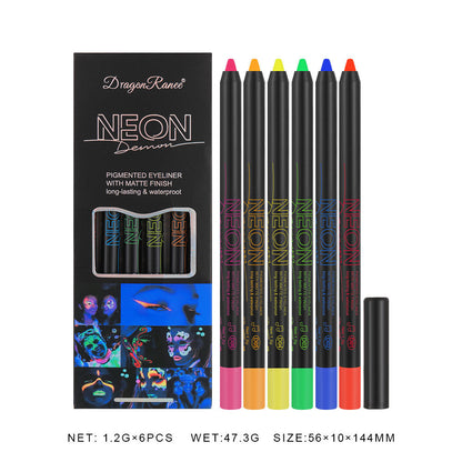 New Fashion 6-Pack Fluorescent Eye and Face Paint Pens-Homeunderwear