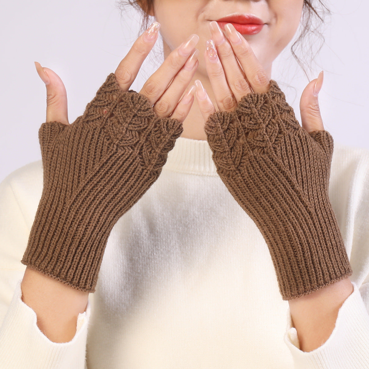 Wool Versatile Knitted Gloves