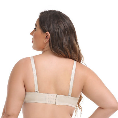 Plus Size Strapless Push-Up Bra