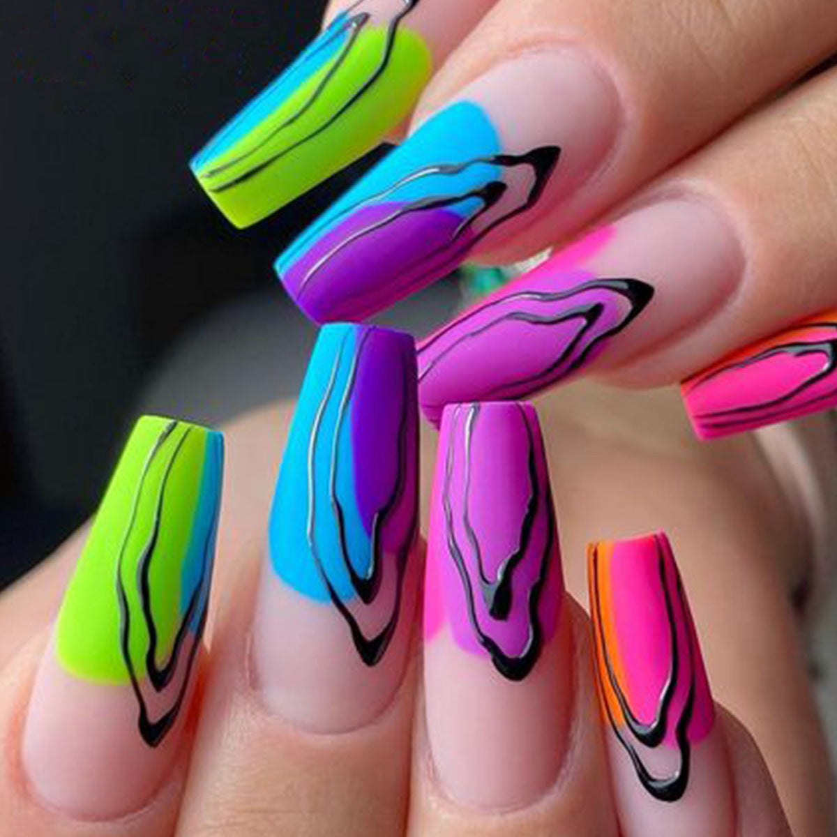 New FashionTrendy Summer INS Style Nail Tips