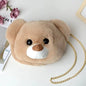 Cute Teddy Bear Lolita Plush Crossbody Bag