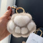 Cute Cat Paw Fluffy Charm - Keychain & Bag Accessory