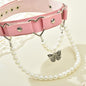 Trendy Butterfly Pearl Choker