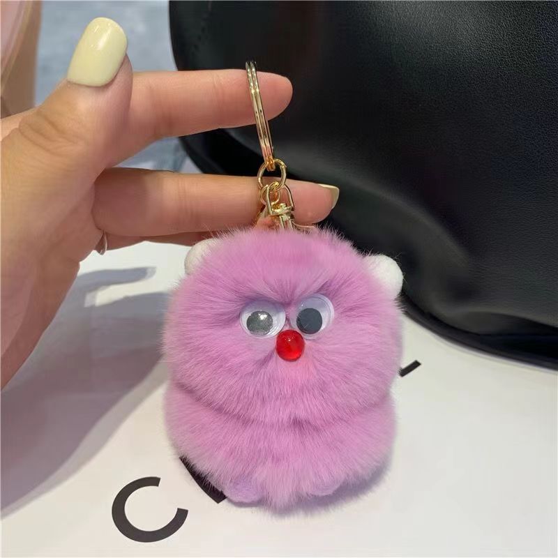 Cute Monster Plush Keychain - Ins Trendy Bag Charm