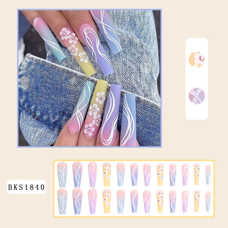 New FashionLong INS Style Edgy Nail Tips