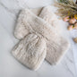 Wide Real Rabbit Fur Scarf - Cozy Winter Accessory